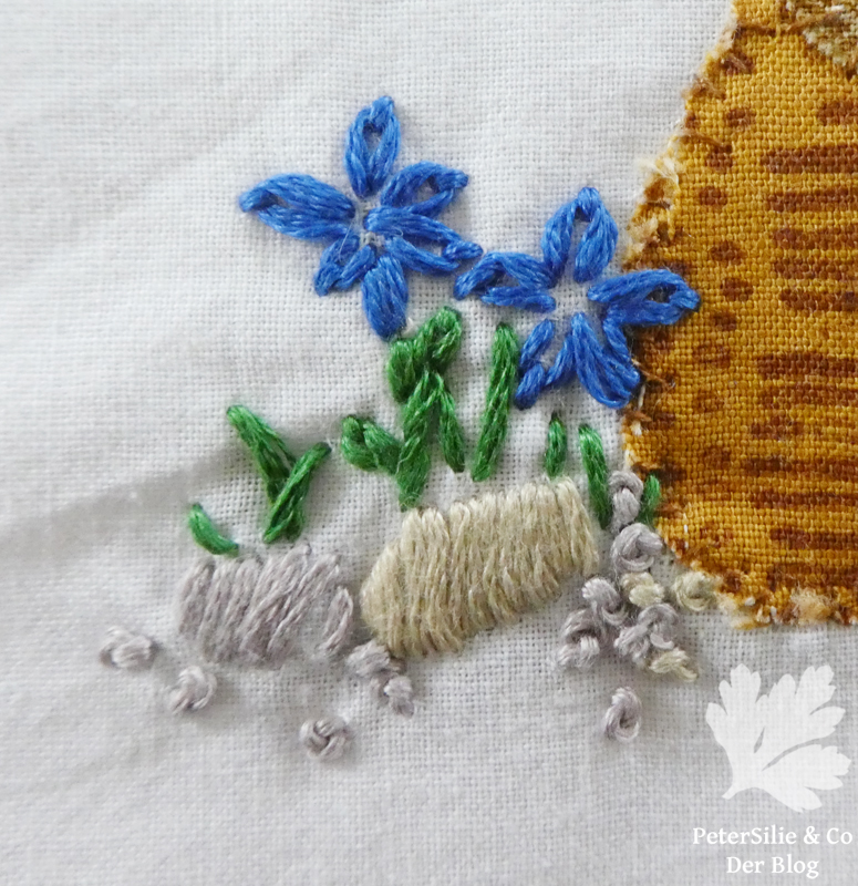 Stickerei mit Applikationen