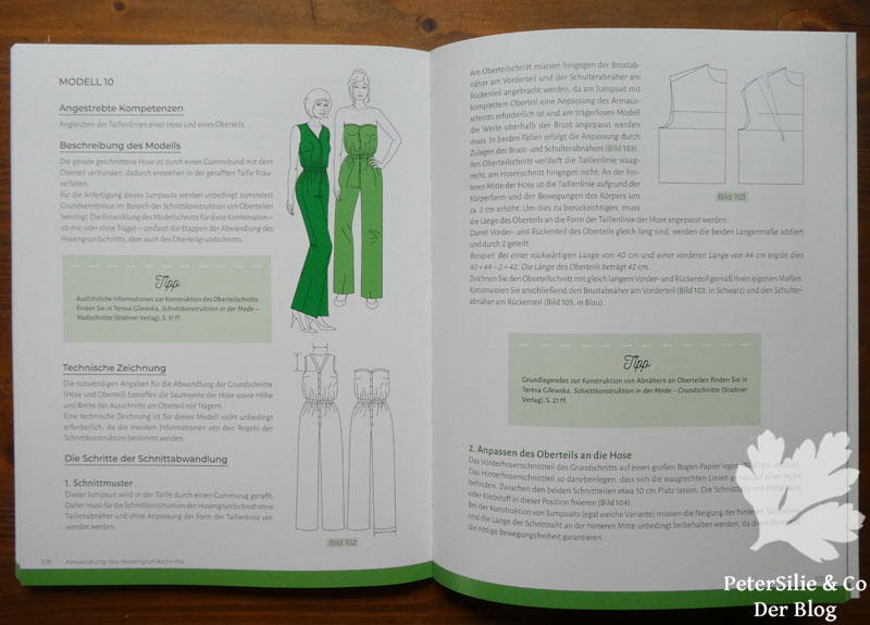 Schnittkonstruktion in der Mode Hosen Teresa Gilewska Stiebner