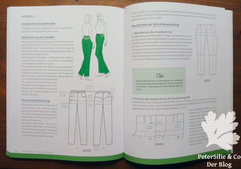Schnittkonstruktion in der Mode Hosen Teresa Gilewska Stiebner