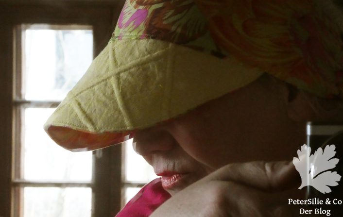 sonnenschild mit cording getragen