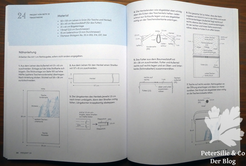 Blumenmuster sticken Alice Makabe Hauptverlag technischer Teil