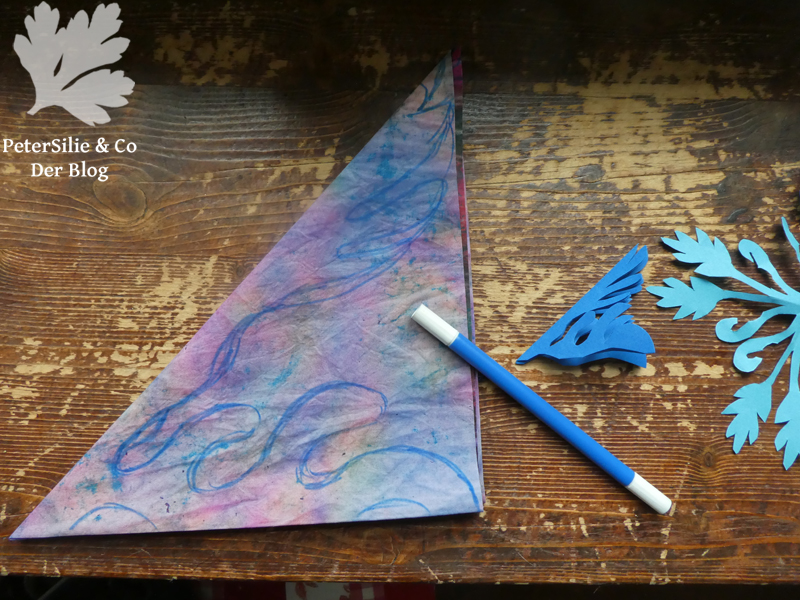 Hawaiiquilt diagonale Faltung