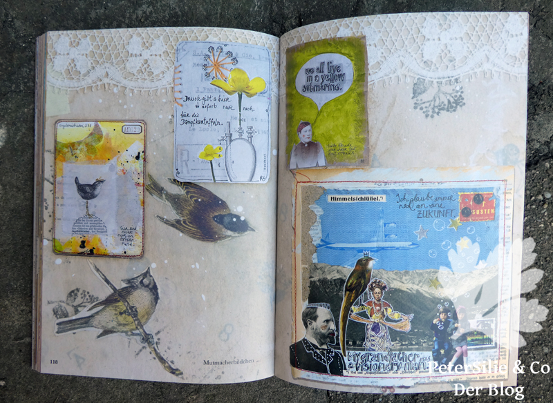 Papiergeschichten ideen für MixedMedia&Collage Regula Stucki Haupt