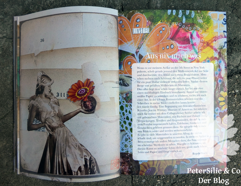 Papiergeschichten ideen für MixedMedia&Collage Regula Stucki Haupt