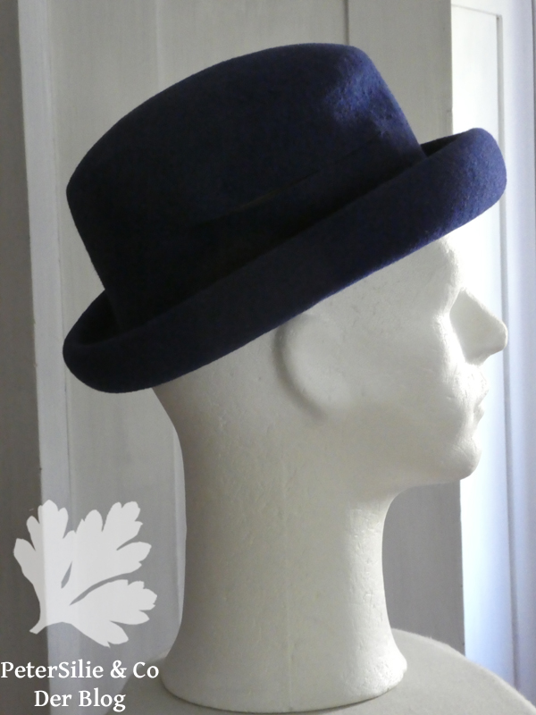 blaue Filzmelone
